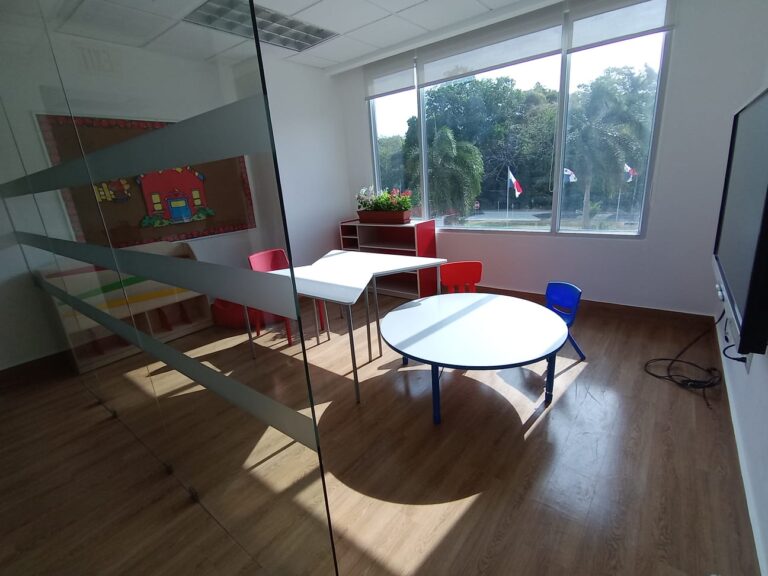 Salón para entrevistas infantiles